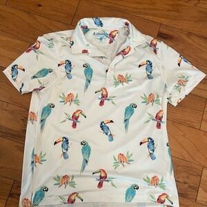 Chubbies Parrot Print Polo Shirt